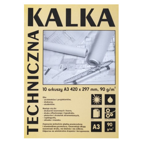 KALKA TECHNICZNA A3 10ARK 90G KOH-I-NOOR