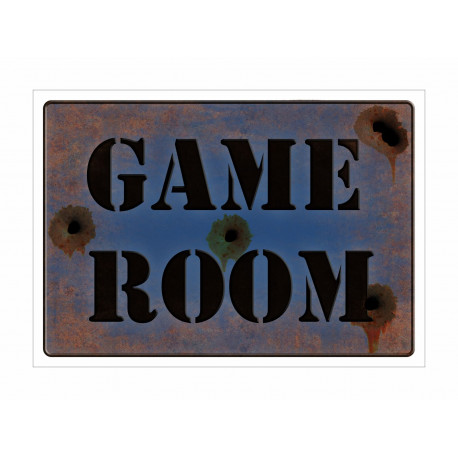 Tabliczka informacyjna A5 GAME ROOM nr 3