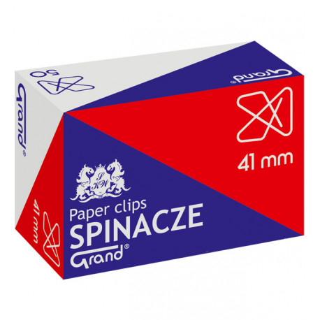 Spinacz krzyżowy 41mm GRAND 50szt.