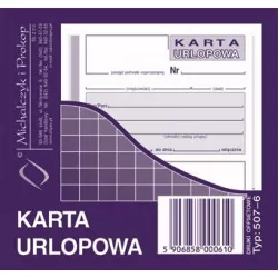 507-6 KU KARTA URLOPOWA