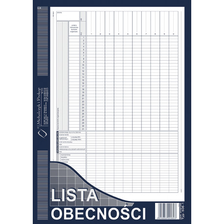 506-1 LO LISTA OBECNOŚCI A4