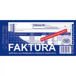 FAKTURA VAT 1/3 A4 PEŁNA (ORYGINAŁ+KOPIA) 80K