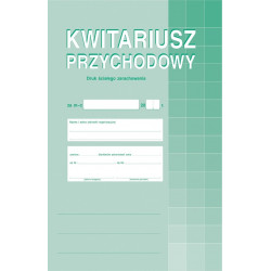 400-1 KWITARIUSZ PRZYCHODOWY NUMEROWANY A4 ORYGINAŁ+2 KOPIE 30K