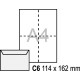 Koperty C6 SK (samoprzylepne) 1000 szt. Okienko prawe