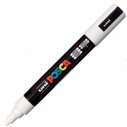 MARKER POSCA PC5M BIAŁY UNI ***UNPC5M/DBI*