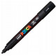 MARKER AKRYLOWY DEKORACYJNY POSCA PC-5M BLACK CZARNY