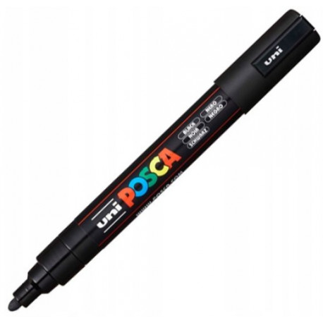 MARKER AKRYLOWY DEKORACYJNY POSCA PC-5M BLACK CZARNY