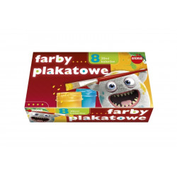 FARBY PLAKATOWE E MONA 8 KOLORÓW 20ML