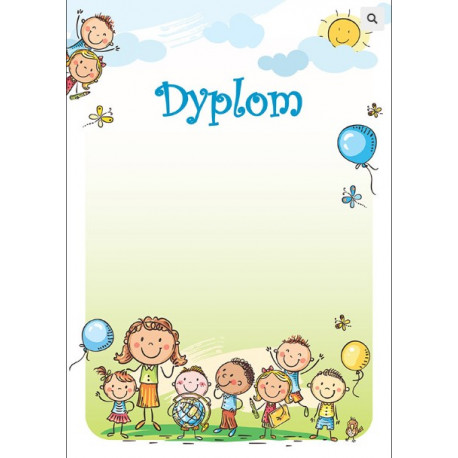 DYPLOM PRZEDSZKOLAKI 170G/M2 25SZT 215117 GALERIA PAPIERU