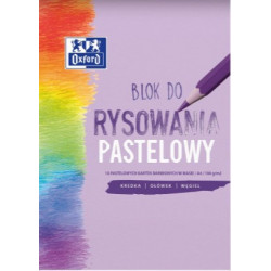 BLOK RYSUNKOWY OXFORD A4 100G KOLOR PASTEL