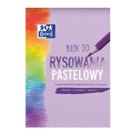 BLOK RYSUNKOWY OXFORD A4 100G KOLOR PASTEL