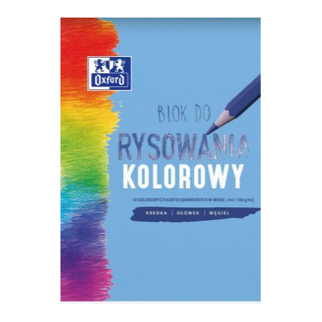 BLOK RYSUNKOWY OXFORD A4 100G KOLOR 400166069