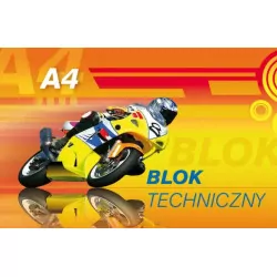 BLOK TECHNICZNY A4 10K 250G KRESKA