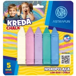 KREDA JUMBO KWADRATOWA ASTRA FUN 2X2X10,5CM 5SZT 330022002