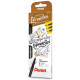 ZESTAW DO LITERNICTWA PENTEL PISAK BRUSH SIGN PEN PIGMENT KPL 3 SZT. SESP15-ST3ANSPPL