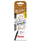 ZESTAW DO LITERNICTWA PENTEL PISAK BRUSH SIGN PEN PIGMENT KPL 3 SZT. SESP15-ST3ANSPPL