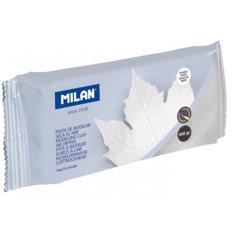 GLINA DO MODELOWANIA AIR-DRY 400G BIAŁA 9114104 MILAN