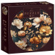 Puzzle FLOWERS 500 z serii ROUND INTERDRUK