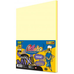 PAPIER KSERO A4 80G 100K MIX ŻÓŁTY