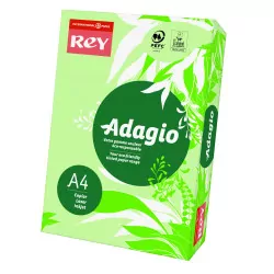 Papier ksero kolorowy Rey Adagio A4 80g/m2 Jasnozielony