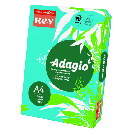 Papier ksero kolorowy Rey Adagio A4 120g/m2 Ciemnoniebieski