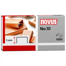 Zszywki miedziowane Novus NO 10 X 1000 sztuk