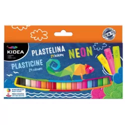 PLASTELINA MIX 24 KOLORÓW KIDEA