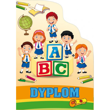 Dyplom ABC (Napisy ) 250g/m2 10sztuk Galeria Papieru