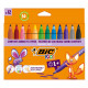 Flamastry BIC Kids Comfort Jumbo 12 kolorów