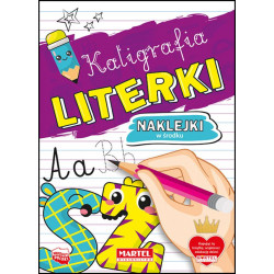 KALIGRAFIA LITERKI Z NAKLEJKAMI