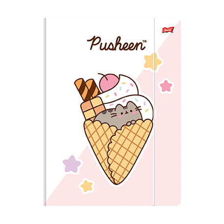 Teczka z gumką PUSHEEN A4 300G/M2 Majewski