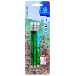 OŁÓWKI GRAFITOWE TRÓJKĄTNE HB JUMBO ASTRAKIDS PIXEL ONE+ TEMPERÓWKA 206023901