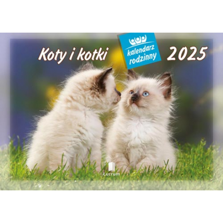 Kalendarz rodzinny ścienny WL09 2025 rok KOTY