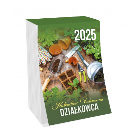 Kalendarz zdzierak VADEMECUM DZIAŁKOWCA 2025 Kalpol.bis