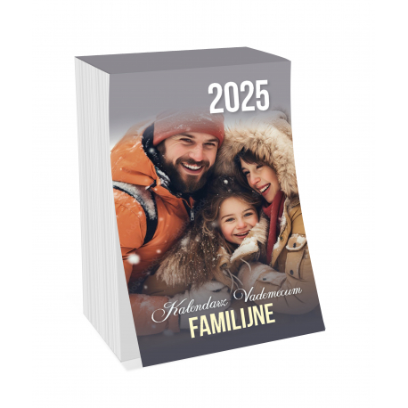 Kalendarz zdzierak 2025 VADEMECUM FAMILIJNE Kalpol.bis