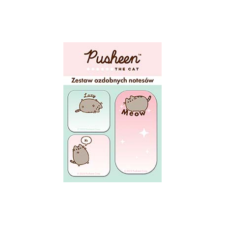 ZESTAW NOTESÓW 30 k. 3 szt. PUSHEEN