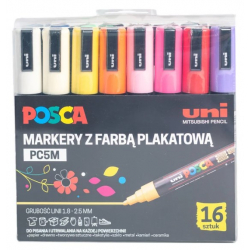 ZESTAW PC-5M ZESTAW MARKERÓW 16SZT POSCA