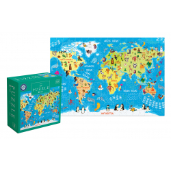 Puzzle 250 Kids 5 World Map