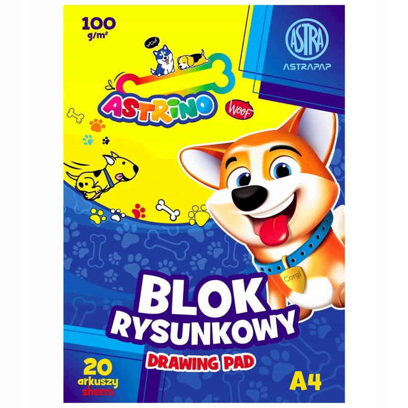 BLOK RYSUNKOWY ASTRAPAP A4 100G 20K ASTRINO