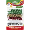 CONFETTI CEKINOWE KÓŁKA NA BLISTRZE ŚWIĄTECZNE 5 WZORÓW 100G