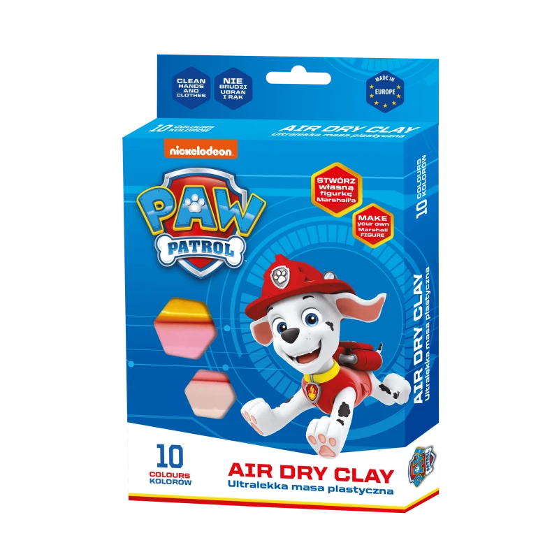 LEKKA MASA PLASTYCZNA PAW PATROL MARSHALL 10 KOLORÓW