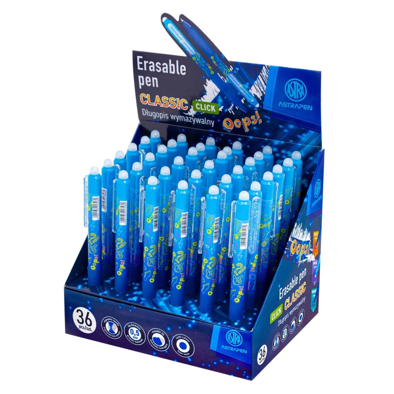 DŁUGOPIS WYMAZYWALNY CLICK ASTRAPEN OOPS CLASSIC