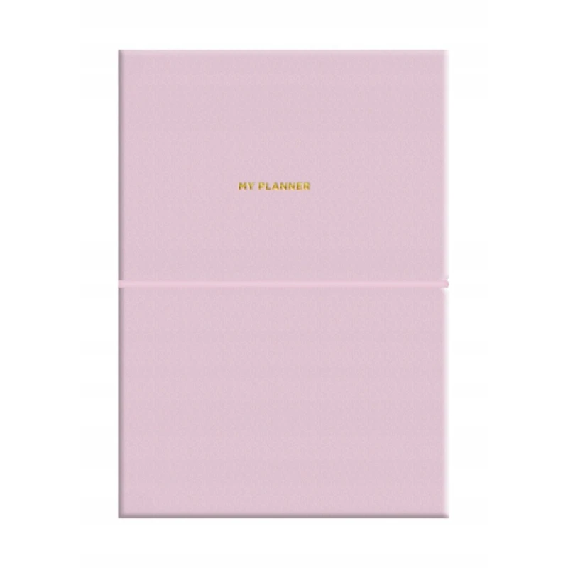 PLANER PU DZIENNY NIEDATOWANY MY PLANER A5 104K LINIA PASTELOWY RÓŻOWY