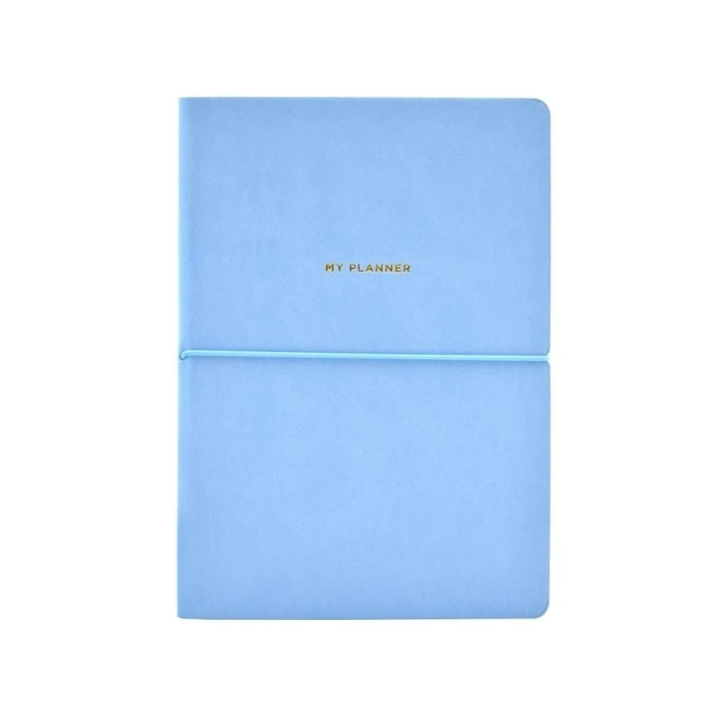 PLANER PU DZIENNY NIEDATOWANY MY PLANER A5 104K LINIA PASTELOWY LAWENDOWY