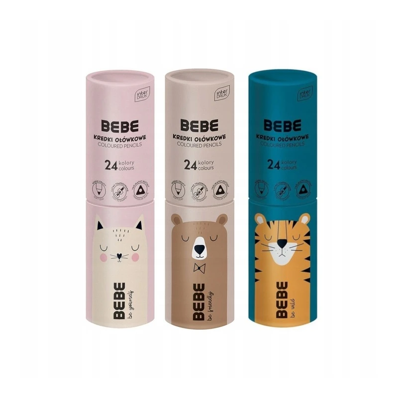 KREDKI OŁÓWKOWE TUBA 24KOL BB FRIENDS