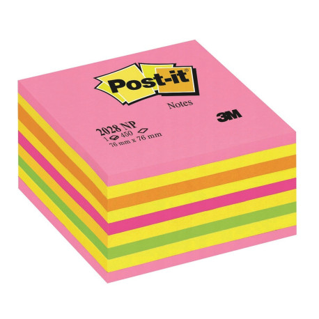 NOTES KOSTKA Post-it 76X76 CUKIERKOWY RÓŻ 3M