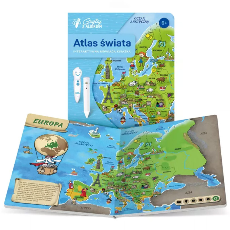 ALBIK KSIĄŻKA ATLAS ŚWIATA