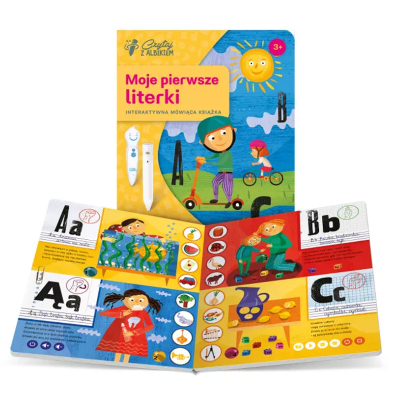 ALBIK KSIĄŻKA MOJE PIERWSZE LITERKI