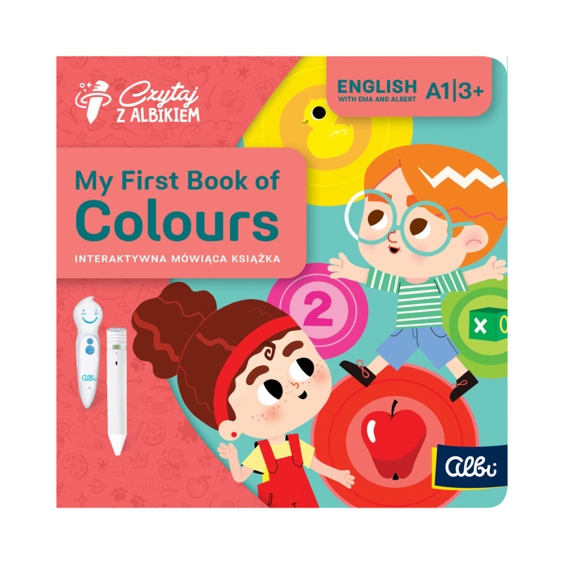 ALBIK KSIĄŻKA ENGLISH: MY FIRST BOOK OF COLOURS