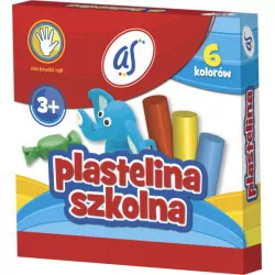 Plastelina szkolna AS 6 kolorów